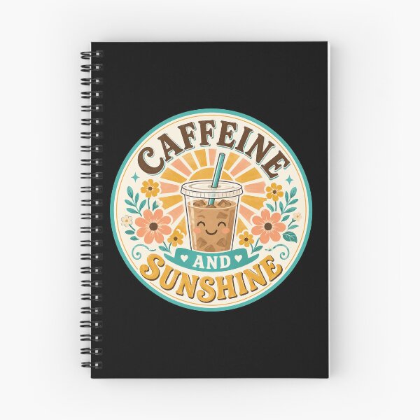 Item preview, Iced Caffeine and Sunshine Coffee Badge  designed and sold by Sketchlegacy.