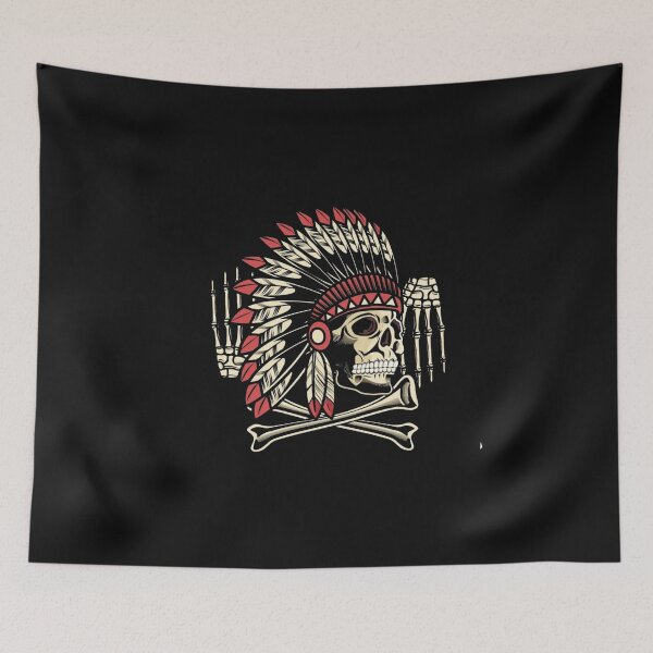 Item preview, Patriotic Chief Skull Indian Native American Headdress designed and sold by Gbriel3.