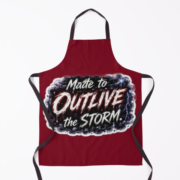 Item preview, Made to Outlive the Storm - Aggressive Metal Resilience Sticker designed and sold by Scro-Ciob-Shop.