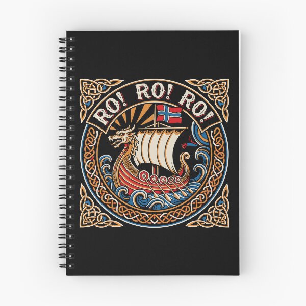 Item preview, Row Row Row Norway Viking Adventure with Norwegian Flag designed and sold by Redgiant87x.