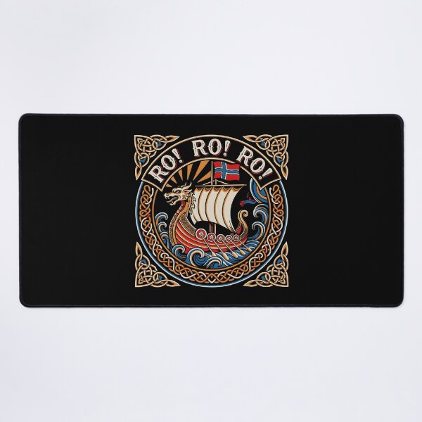 Item preview, Row Row Row Norway Viking Adventure with Norwegian Flag designed and sold by Redgiant87x.