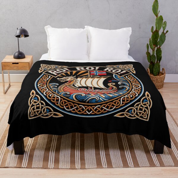 Item preview, Row Row Row Norway Viking Adventure with Norwegian Flag designed and sold by Redgiant87x.