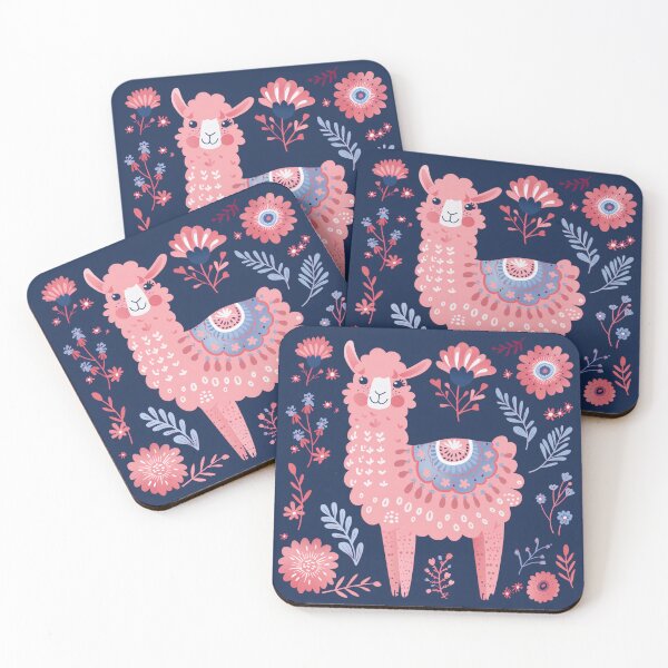 Item preview, Scandinavian Folk Art, Floral Alpaca designed and sold by xiao xuans.
