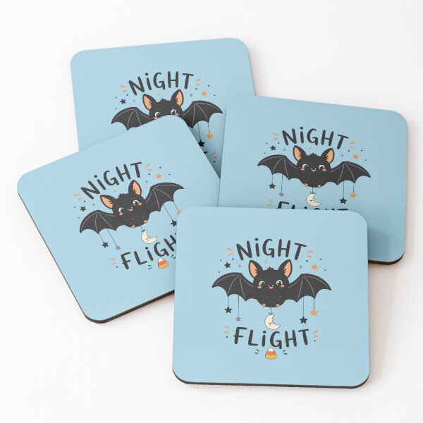 Item preview, Cute Halloween Bat Night Flight Kawaii Spooky Season designed and sold by BankshopTH.