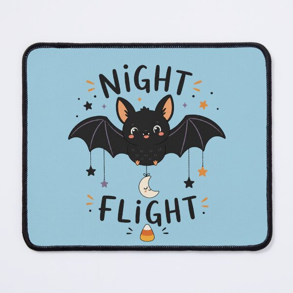 Item preview, Cute Halloween Bat Night Flight Kawaii Spooky Season designed and sold by hypertype01.