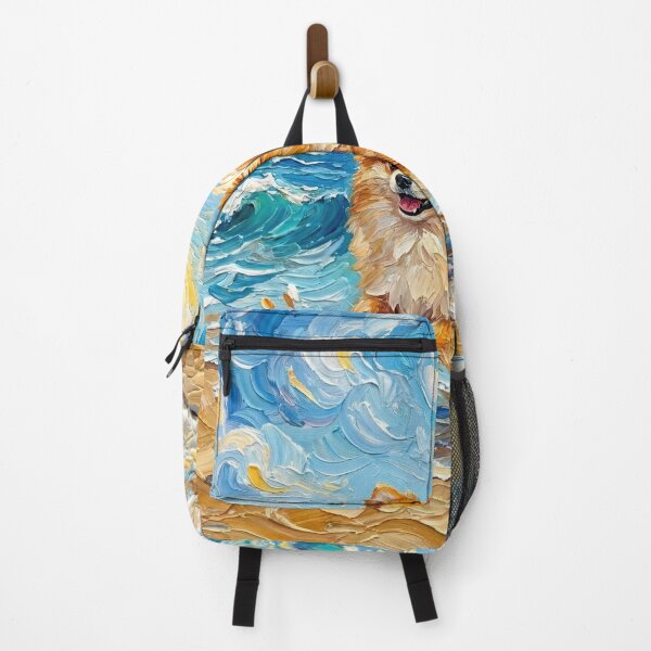 Item preview, Beach Day – Pomeranian designed and sold by AjaTrier.