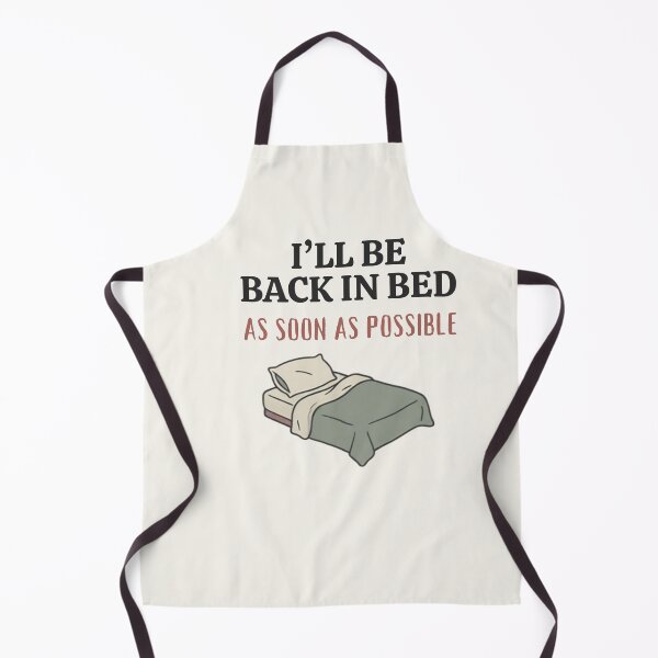 Item preview, I'll be back in bed as soon as possible Minimalist Bed designed and sold by Ink_and_think .