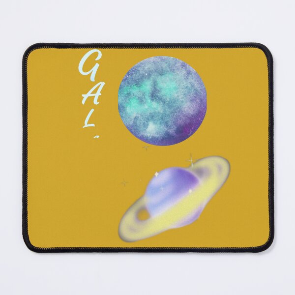 Item preview, Aesthetic Blue Planet And Cosmic Saturn designed and sold by sisterthreein.