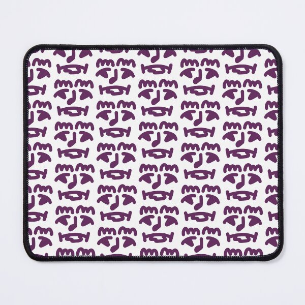 Item preview, Purple Abstract Doodle Face – Modern Minimalist Graphic Illustration designed and sold by felipemaldonadoart.