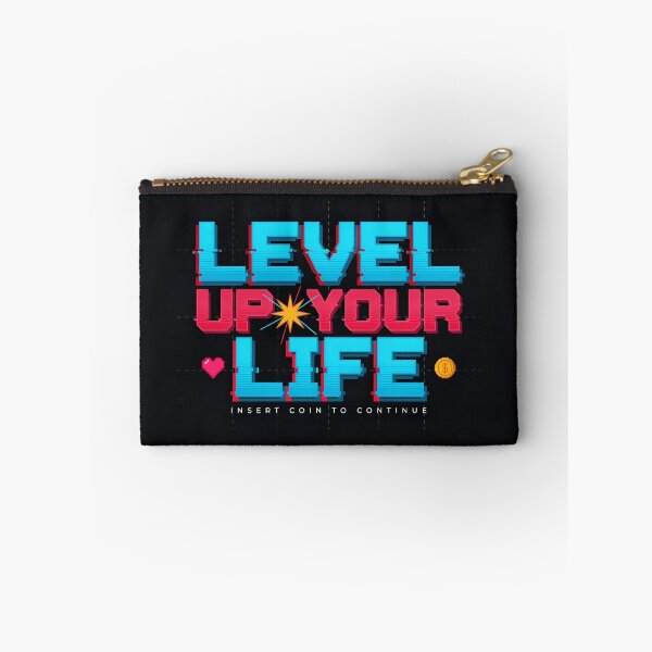 Item preview, Retro Level Up Your Life Poster designed and sold by TrendVoltStudio.