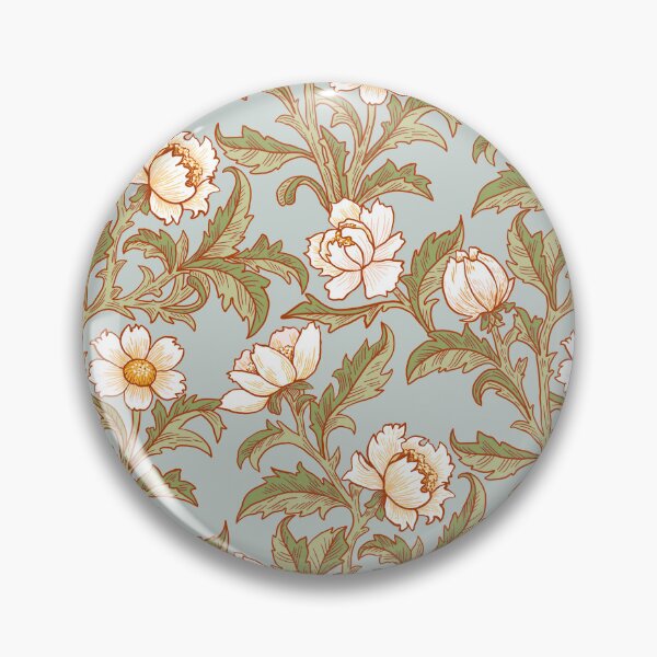 Item preview, Granny Couch A William Morris Inspired Floral - Soft Blue designed and sold by TigaTiga.