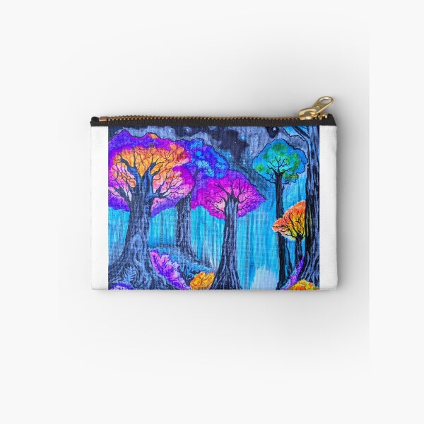 Item preview, Luminaria - Bioluminescent Tree Art - Mystical Sci-fi Forest designed and sold by DreamTrek.