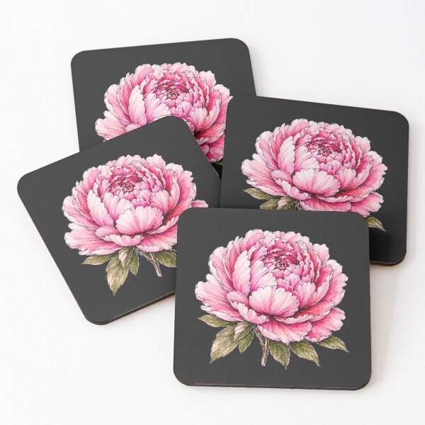 Item preview, Hand Drawn Peony Watercolor Botanical Floral Illustration designed and sold by ColorSplash123.