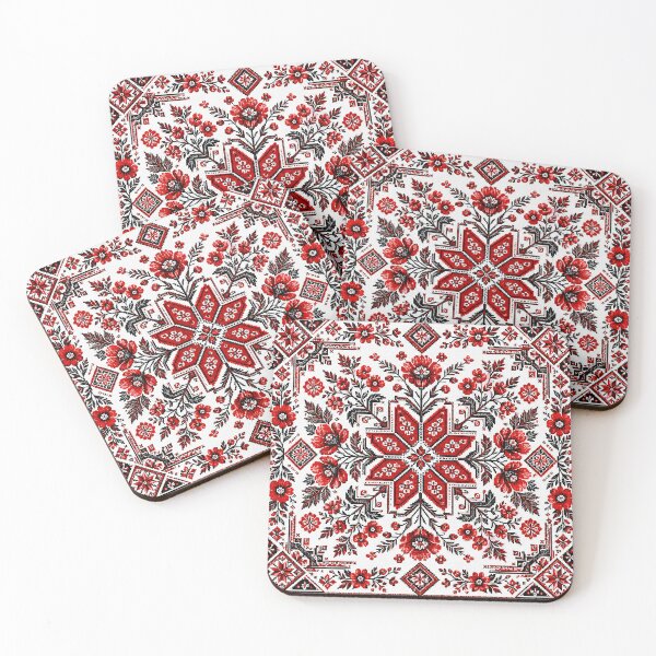 Item preview, Slavic Cross-Stitch Diamond Pattern - Classic Ukrainian Embroidery designed and sold by BrainCurves.