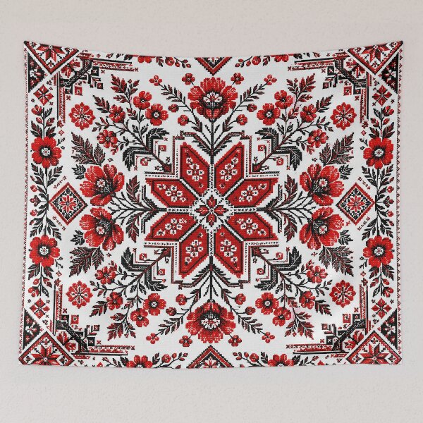 Item preview, Slavic Cross-Stitch Diamond Pattern - Classic Ukrainian Embroidery designed and sold by BrainCurves.