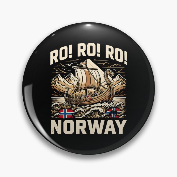 Item preview, Row Row Row Norway Classic Viking Longship for Norway Lovers designed and sold by Redgiant87x.