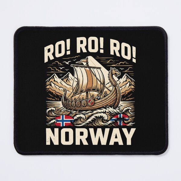 Item preview, Row Row Row Norway Classic Viking Longship for Norway Lovers designed and sold by Redgiant87x.