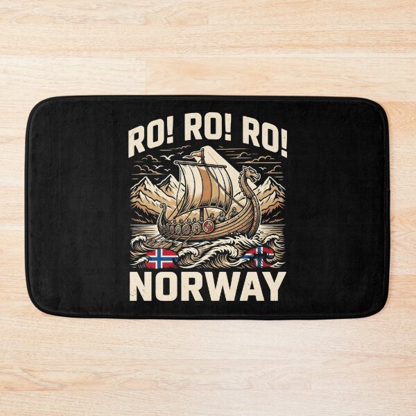 Item preview, Row Row Row Norway Classic Viking Longship for Norway Lovers designed and sold by Redgiant87x.