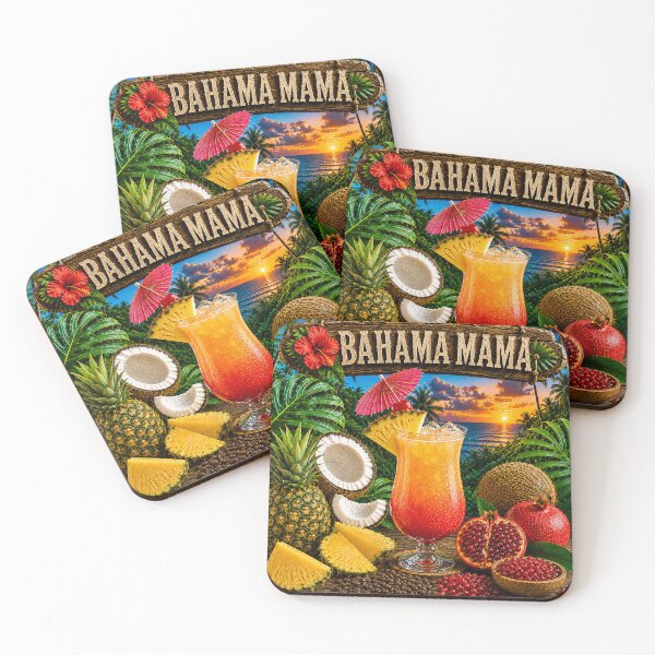 Item preview, fresh cocktail Bahama Mama designed and sold by JBXDesigner.