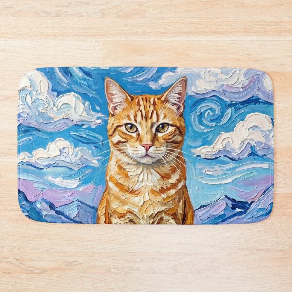 Item preview, Orange Tabby in a Summer Meadow designed and sold by AjaTrier.
