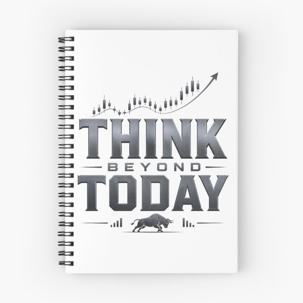 Item preview, Think Beyond Today Trading Mindset Typography designed and sold by PipForgeStudio .