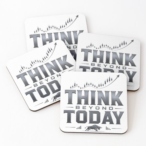 Item preview, Think Beyond Today Trading Mindset Typography designed and sold by PipForgeStudio .