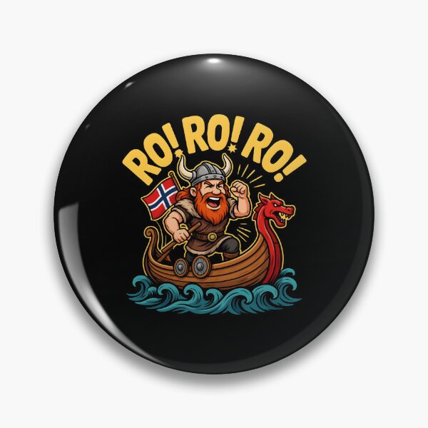 Item preview, Row Row Row Norway Viking Heritage with Norwegian Flag designed and sold by Redgiant87x.