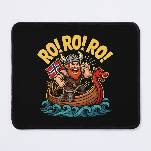 Item preview, Row Row Row Norway Viking Heritage with Norwegian Flag designed and sold by Redgiant87x.