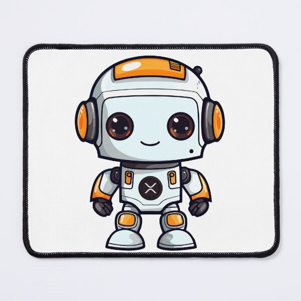 Artikelvorschau, Cartoon XRP Bot entworfen und verkauft von Crypto-NFT22.