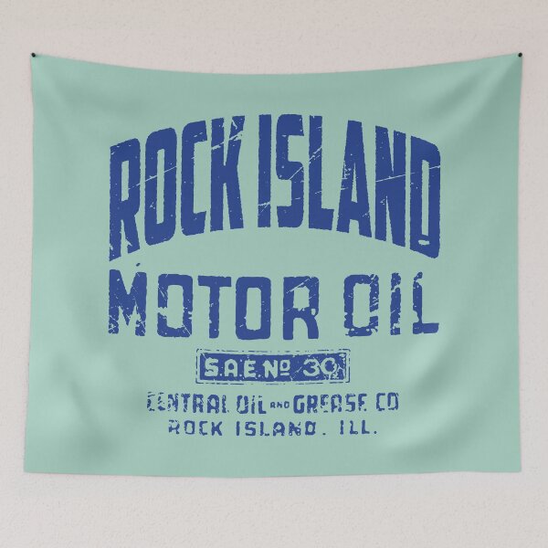 Item preview, Rock Island Motor Oil Royal Blue designed and sold by Lidra Zehcnas.