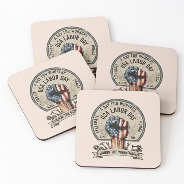 Item preview, Vintage USA Patriotic Apparel American Workforce Print designed and sold by K Design Store.