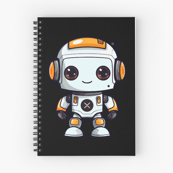 Artikelvorschau, Cartoon XRP Bot entworfen und verkauft von Crypto-NFT22.