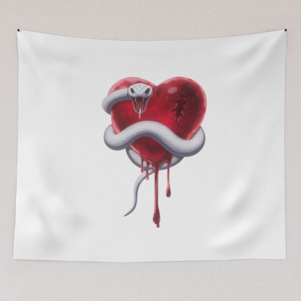 Item preview, Pure Venom - White Snake and Bleeding Heart designed and sold by Rehnair.