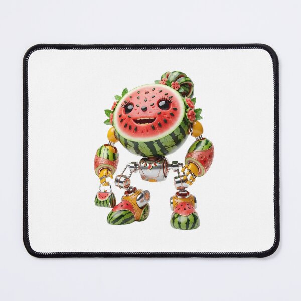 Item preview, Cocomera Cute Watermelon Diva Cyborg Robot designed and sold by Sem Bregs.