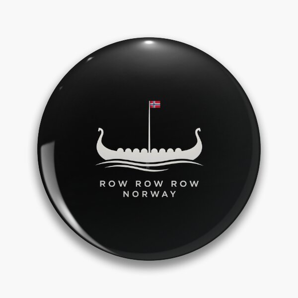 Item preview, Row Row Row Norway Proud Nordic Heritage Viking Boat designed and sold by Redgiant87x.