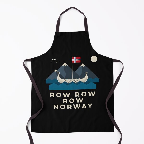 Item preview, Row Row Row Norway Funny Norway for Viking History Enthusiasts designed and sold by Redgiant87x.