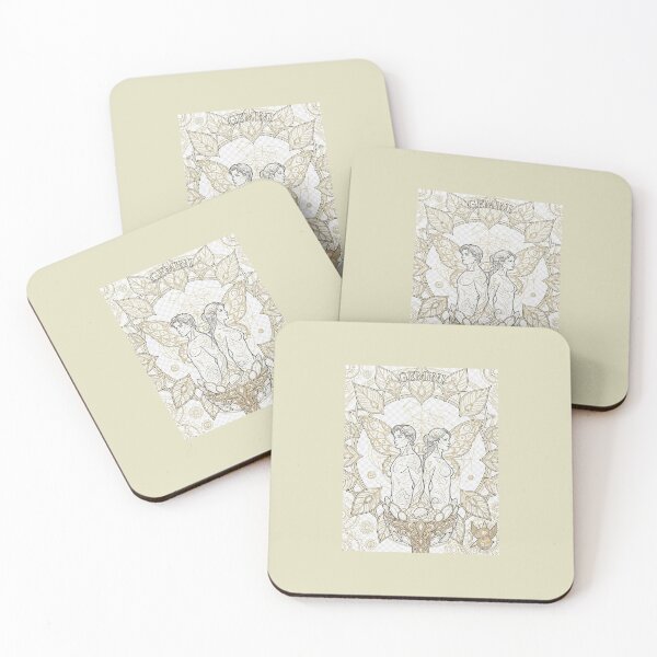 Item preview, Gemelli Zodiaco - Arte Line Art Mandala Galattica - Serendipity Visions designed and sold by GSphotoclick.