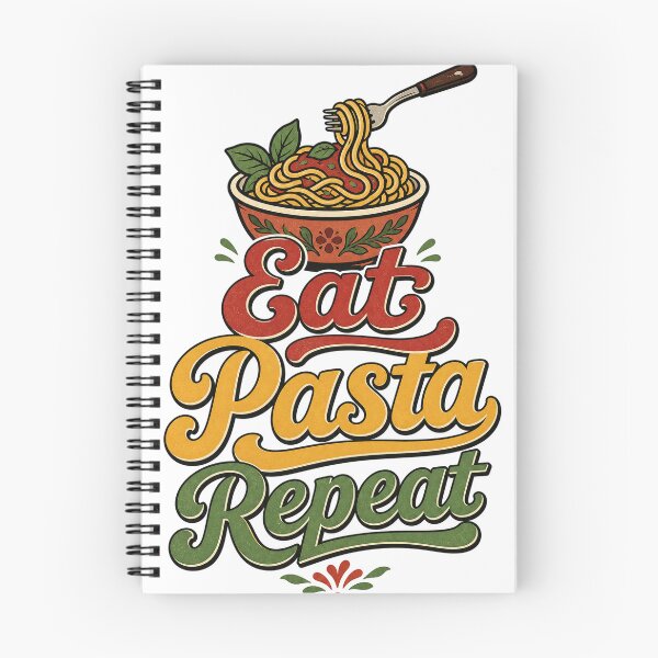 Item preview, Eat Pasta Repeat - Italian Foodie Lover Design designed and sold by VisualArtsOasis.