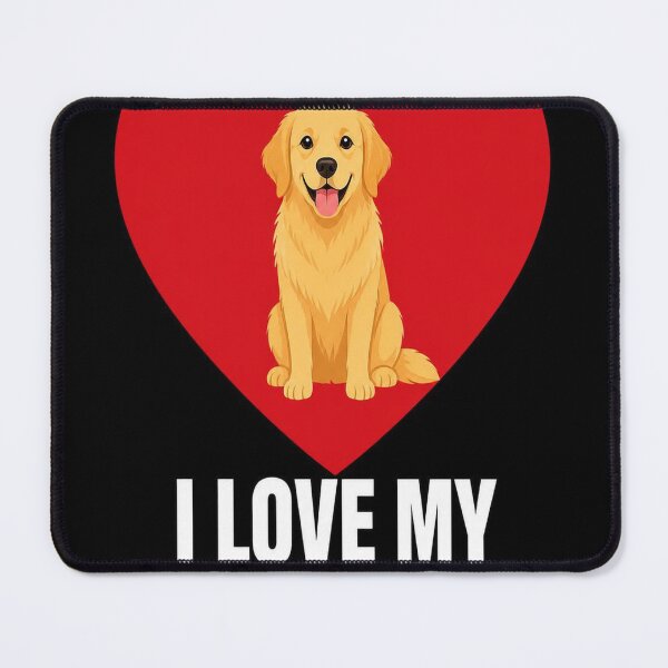 Item preview, I Love My Golden Retriever designed and sold by SunnyDesign82.