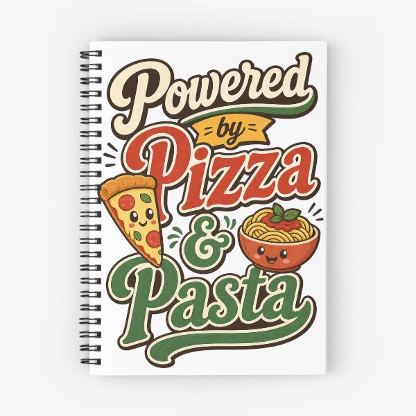 Item preview, Powered by Pizza & Pasta - Italian Foodie Lover Design designed and sold by VisualArtsOasis.