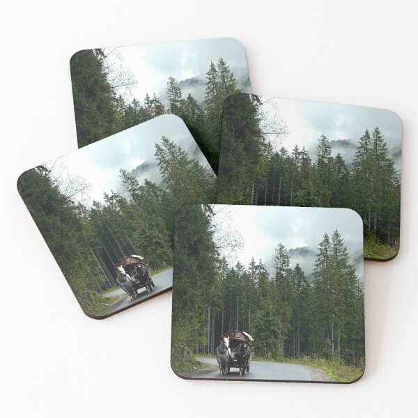 Item preview, Horse drawn carriage in the Mountains  designed and sold by SnapshotsByAB.
