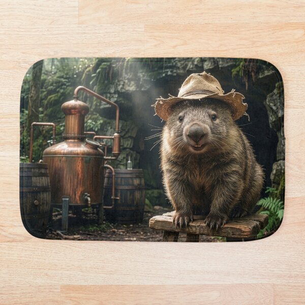 Item preview, Tipsy Wombat prueba el corte medio designed and sold by Tridentulus.