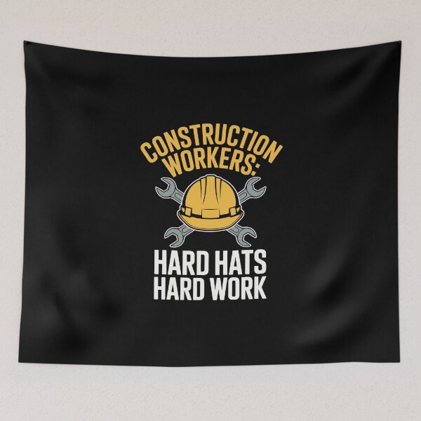 Item preview, CONSTRUCTION WORKERS: HARD HATS HARD WORK designed and sold by jkrphoto.
