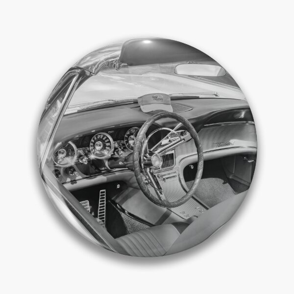 Item preview, Monochrome 1963 Ford Thunderbird Bullet Bird Fine Art Poster designed and sold by RichFrancoCars.