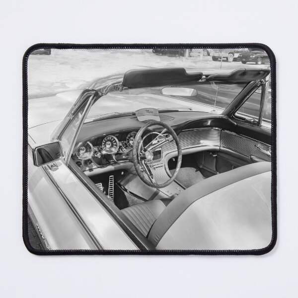 Item preview, Monochrome 1963 Ford Thunderbird Bullet Bird Fine Art Poster designed and sold by RichFrancoCars.