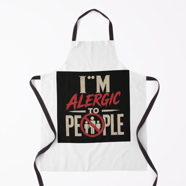 Item preview, I'm Allergic to People No Icon Clean Grunge Vintage Funny Introvert Art designed and sold by Leogasup.