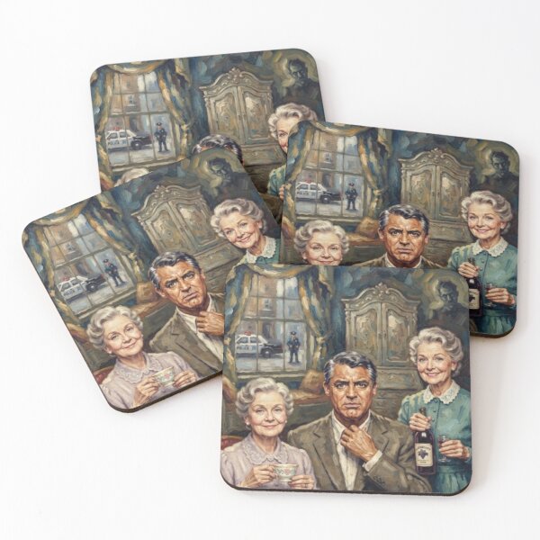 Item preview, Arsenic and Old Lace Retro Dark Comedy Tribute Art Poster designed and sold by Art's Diner.