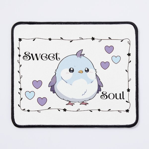Item preview, Sweet Soul - Cute Kawaii Blue Bird designed and sold by Rehnair.