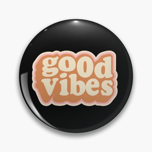 Item preview, Retro Good Vibes Typography Print designed and sold by velorea.