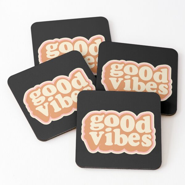 Item preview, Retro Good Vibes Typography Print designed and sold by velorea.